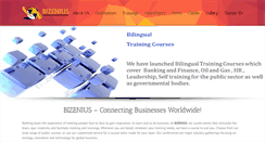 Desktop Screenshot of bizenius.com